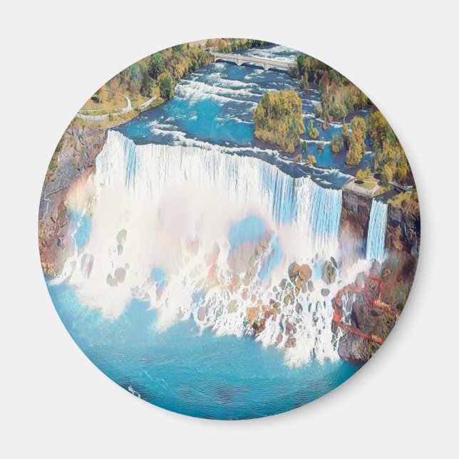 NIAGARA FALLS - Panorama Magnet (Front)