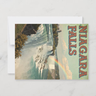 Niagara Falls Retro Scenic View Postcard