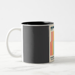 Niagara Falls Retro Travel Art Two-Tone Coffee Mug