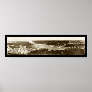 Niagara Falls & River Photo 1896 Poster