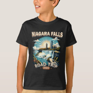 Niagara Falls Road Trip 2024 Family Trip Summer Va T-Shirt