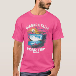 Niagara Falls Road Trip 2024 Family Trip Summer Va T-Shirt