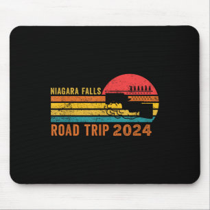 Niagara Falls Road Trip 2024 Summer Vacation Retro Mouse Mat