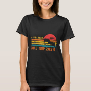 Niagara Falls Road Trip 2024 Summer Vacation Retro T-Shirt