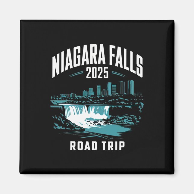 Niagara Falls Road Trip 2025 Family Trip Friends G Magnet (Front)