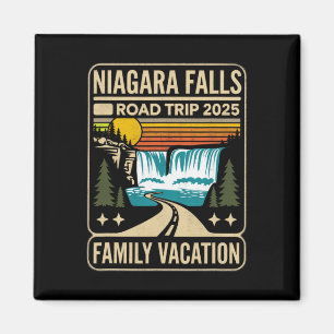 Niagara Falls Road Trip 2025 Family Vacation Magnet