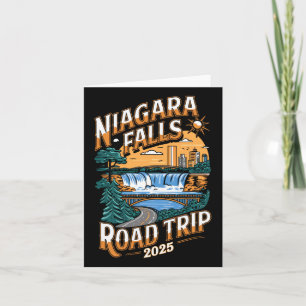 Niagara Falls Road Trip 2025 - Summer Vacation  Card