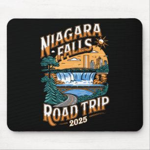 Niagara Falls Road Trip 2025 - Summer Vacation Mouse Mat