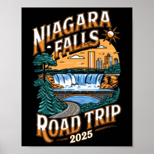Niagara Falls Road Trip 2025 - Summer Vacation  Poster