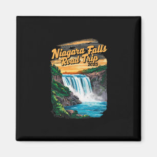 Niagara Falls Road Trip 2025 Summer Vacation Souve Magnet