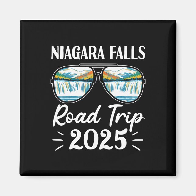 Niagara Falls Road Trip 2025 Sungles Family Vacati Magnet (Front)
