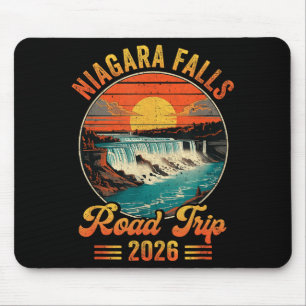 Niagara falls road trip 2026 summer vacation famil mouse mat