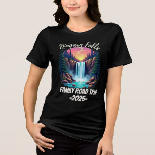 Niagara Falls Road Trip Family Vacation Trip Men Tri-Blend Shirt