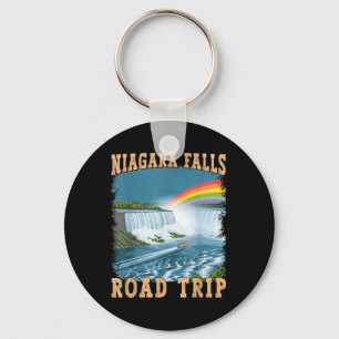 Niagara Falls Road Trip Souvenir Summer Vacation N Key Ring