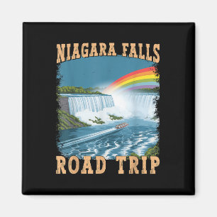 Niagara Falls Road Trip Souvenir Summer Vacation N Magnet