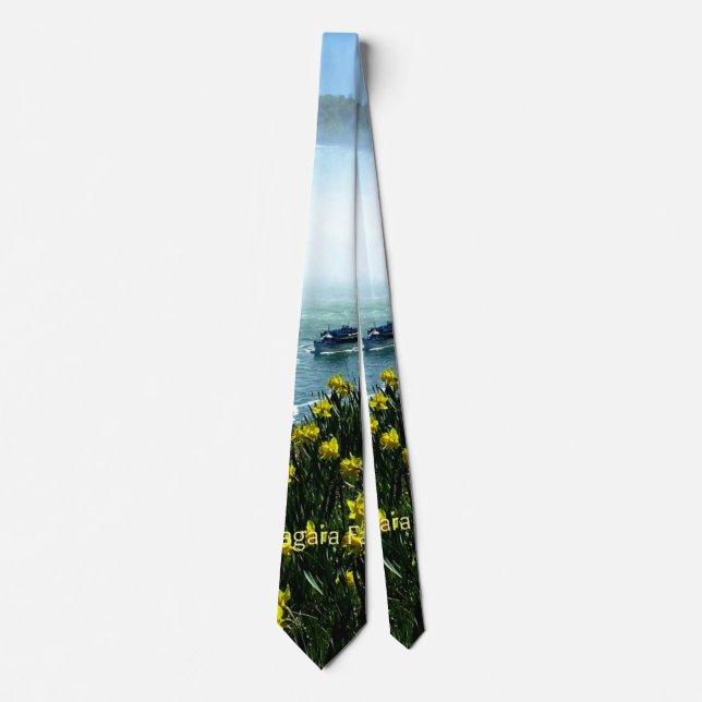 Niagara Falls, Scenic Photograph, Tie (Front)