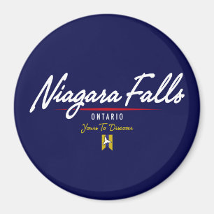 Niagara Falls Script Magnet