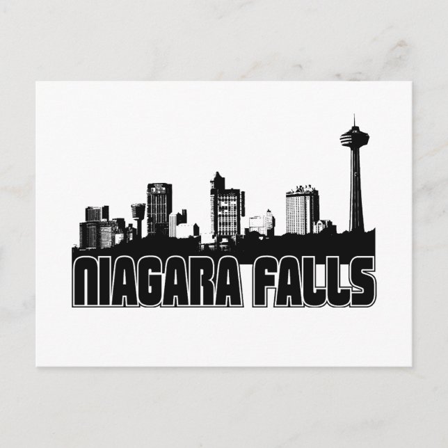 Niagara Falls Skyline Postcard (Front)