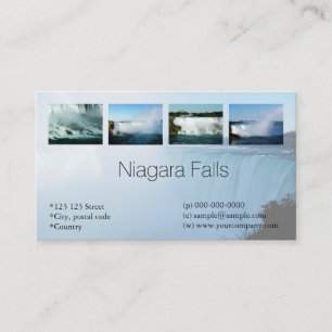 Niagara Falls travel business cards