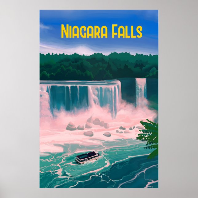 Niagara Falls Travel Poster (Front)