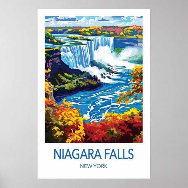 Niagara Falls Travel Poster (Front)
