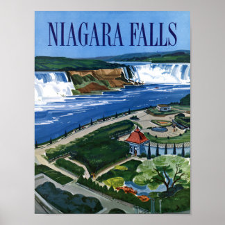 Niagara Falls travel poster