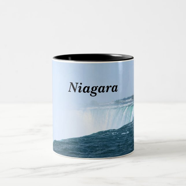 Niagara Falls Two-Tone Coffee Mug (Center)