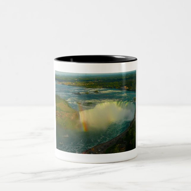 niagara falls Two-Tone coffee mug (Center)