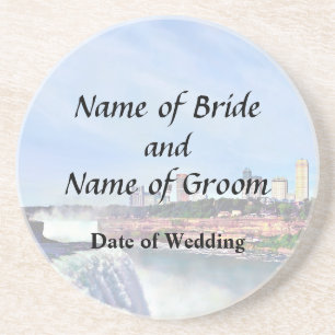 Niagara Falls - Under the Rainbow Wedding Products Coaster
