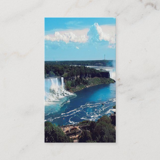 NIAGARA FALLS - view Business Card (Front)