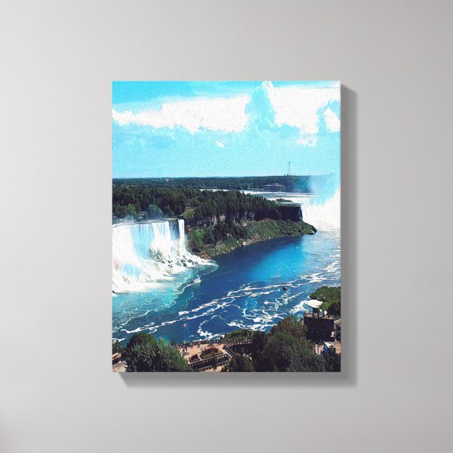 NIAGARA FALLS - view Canvas Print (Front)