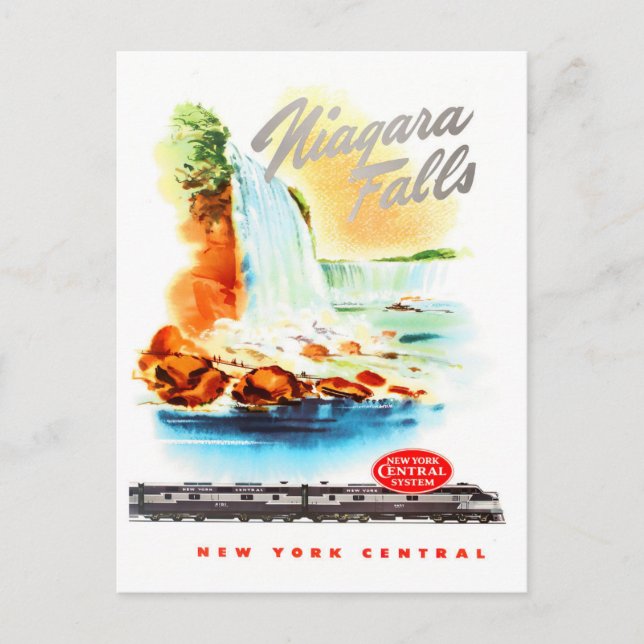 Niagara Falls vintage travel postcard (Front)
