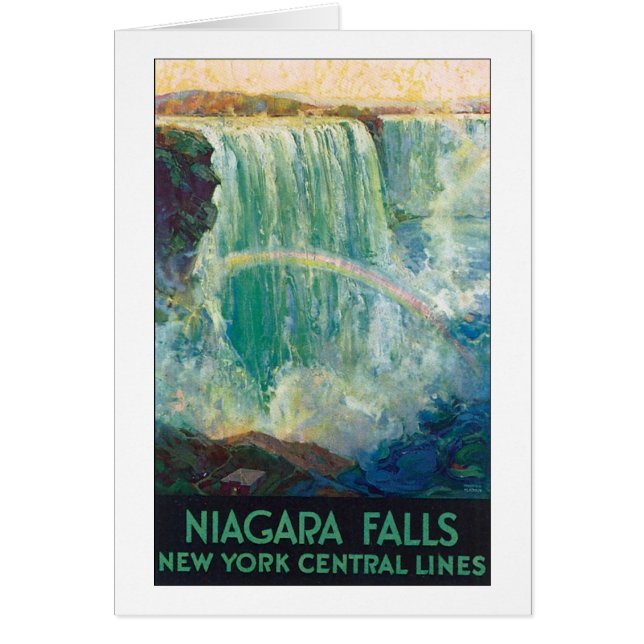 Niagara Falls Vintage Travel Poster (Front)