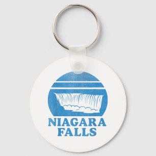 Niagara Falls Waterfall Retro Souvenir Tourist Gif Key Ring