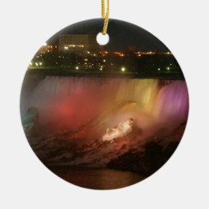 niagra falls ceramic tree decoration