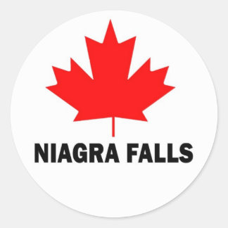 Niagra Falls Classic Round Sticker