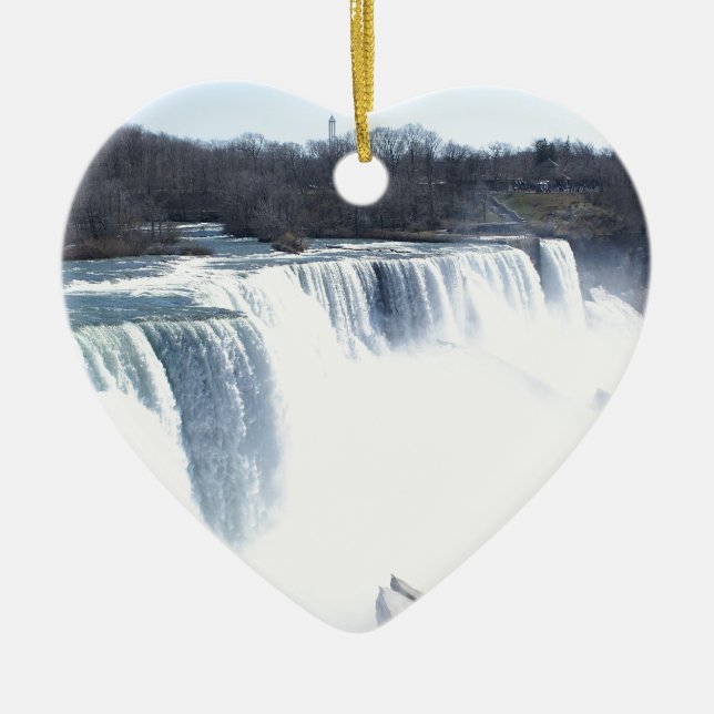 Niagra Falls products Ceramic Tree Decoration (Front)