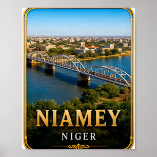 Niamey Niger River and Sahel Beauty Poster