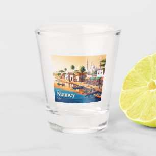 Niamey, Niger Shot Glass