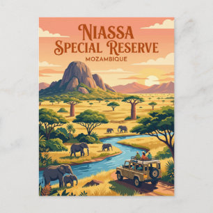 Niassa Special Reserve Mozambique Postcard