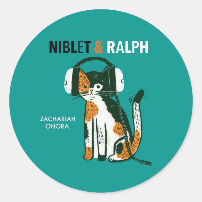Niblet & Ralph Classic Round Sticker (Front)