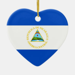 NICARAGUA CERAMIC TREE DECORATION