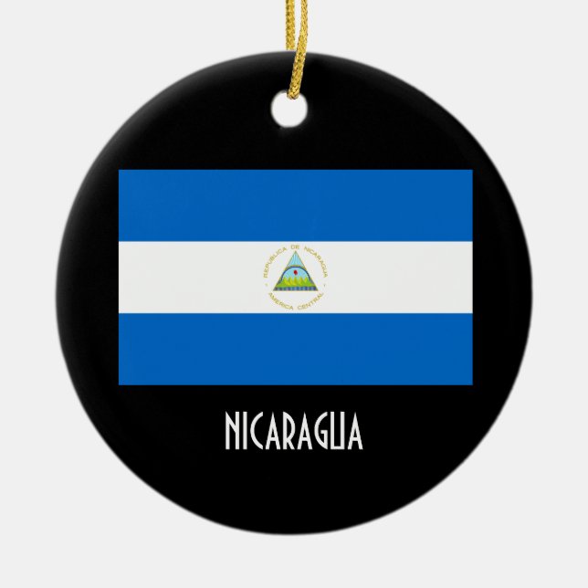 NICARAGUA*- Christmas Ornament (Front)
