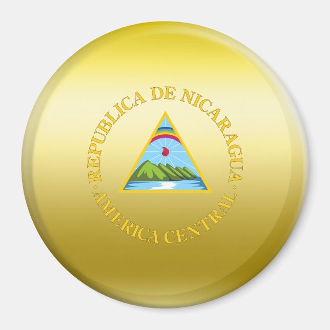 Nicaragua Coat of Arms Magnet (Front)