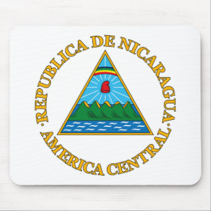 Nicaragua Coat of Arms Mousepad