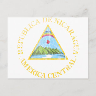 Nicaragua Coat Of Arms Postcard