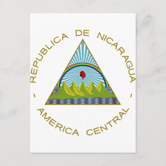 Nicaragua Coat of Arms Postcard