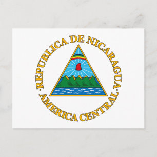 Nicaragua Coat of Arms Postcard
