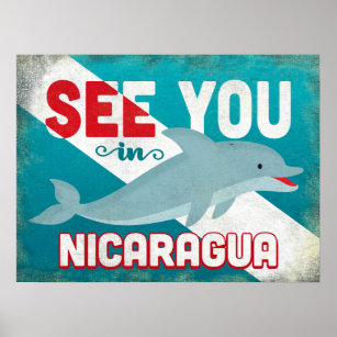 Nicaragua Travel Posters Prints Zazzle Uk