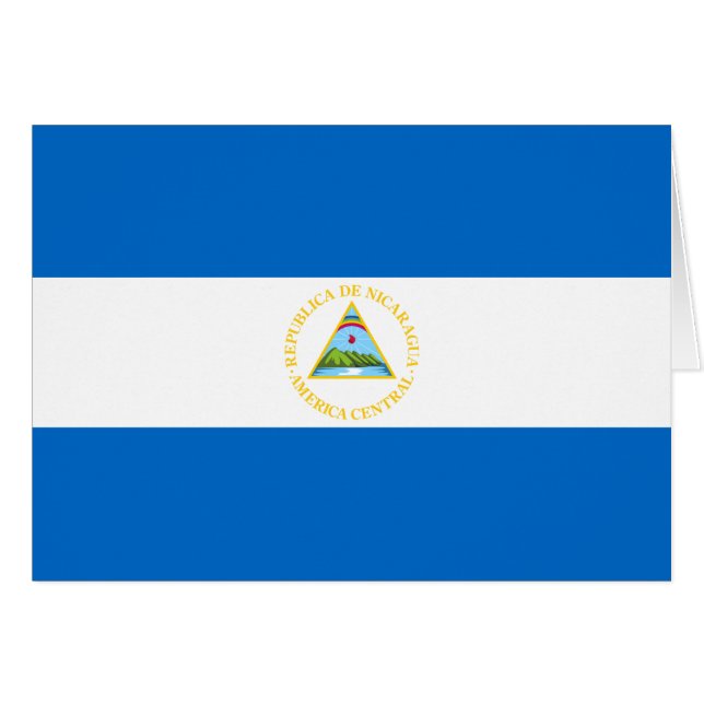 Nicaragua Flag (Front Horizontal)
